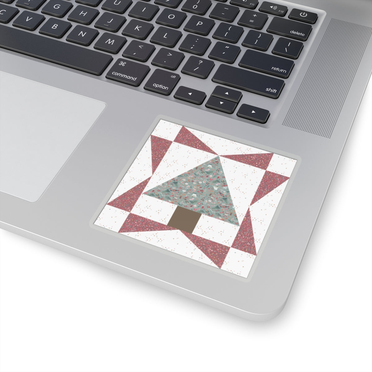 Cali Pines | Quilt Block | Tree Quilt | Red Block