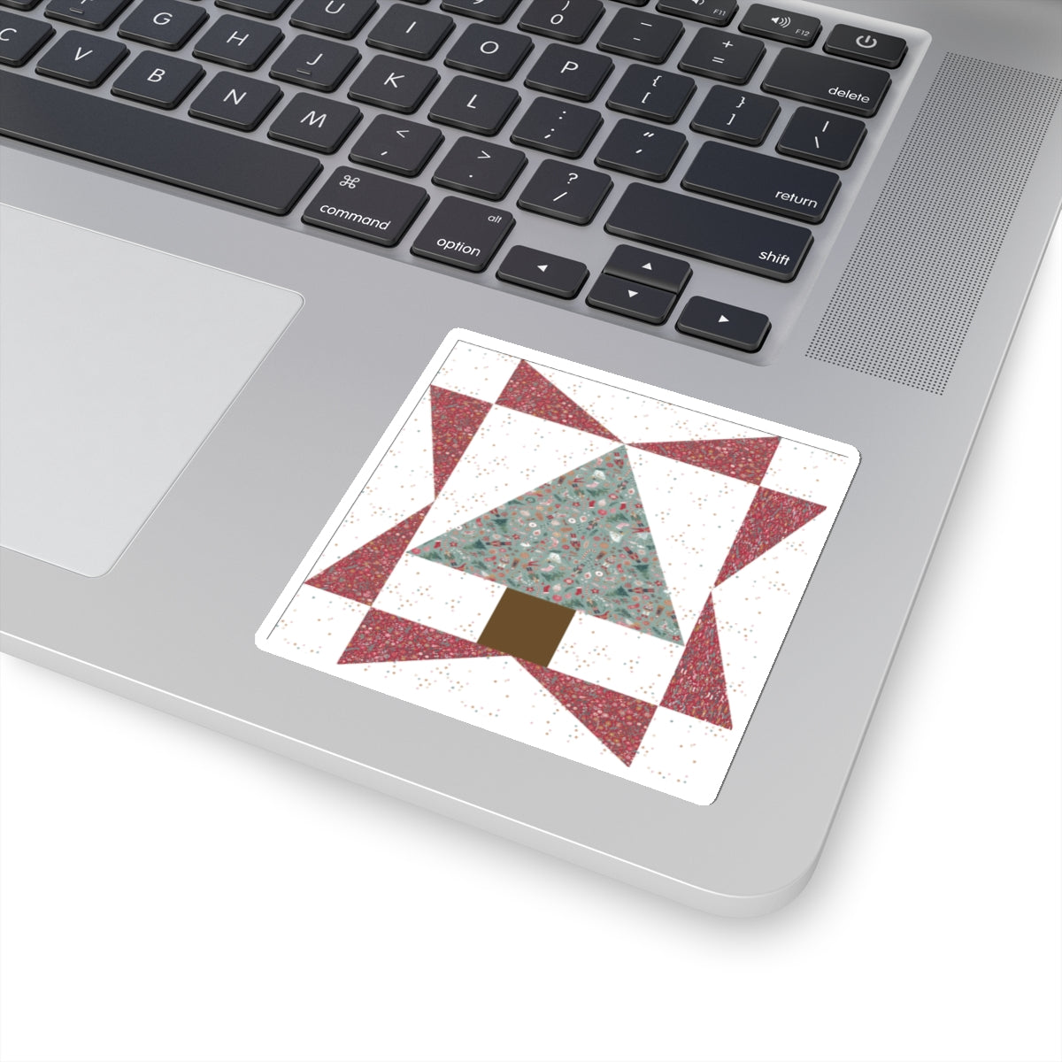 Cali Pines | Quilt Block | Tree Quilt | Red Block