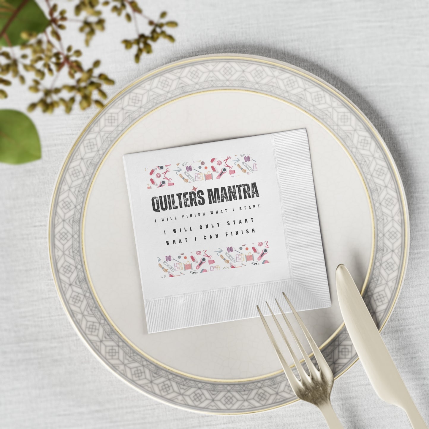 Quilter's Mantra Napkins