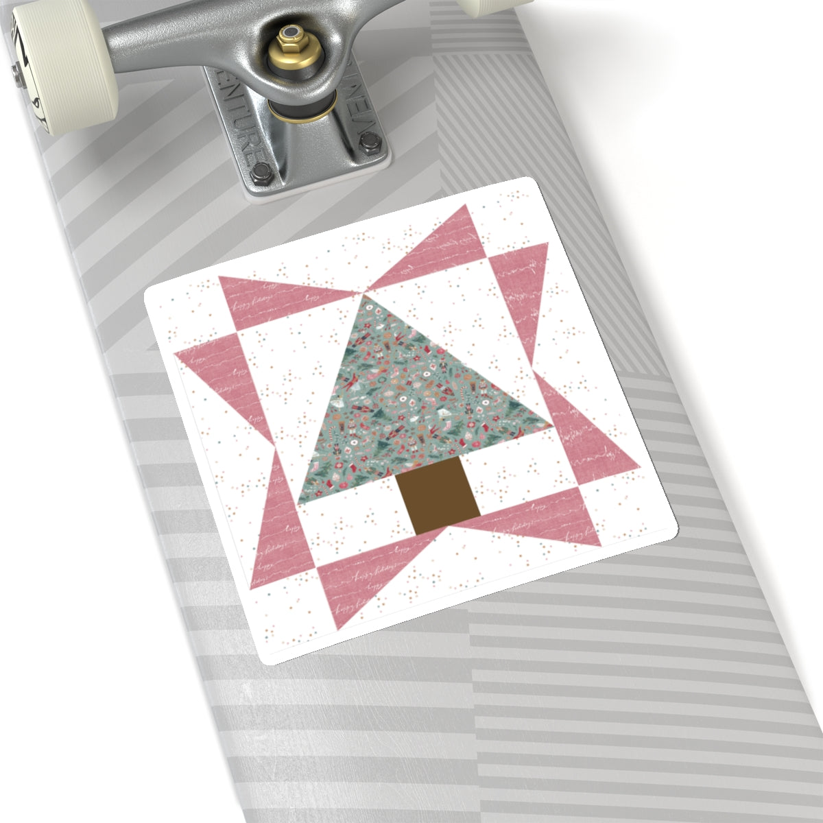 Cali Pines | Quilt Block | Tree Quilt | Pink Block