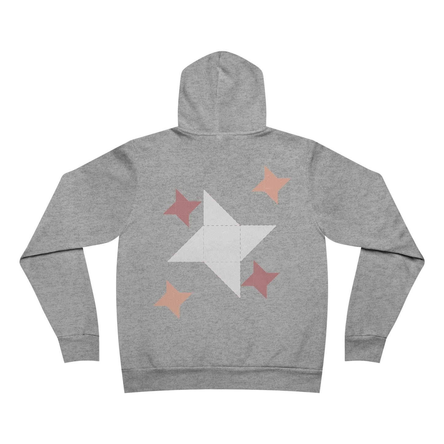 Quilts Fleece Pullover Hoodie