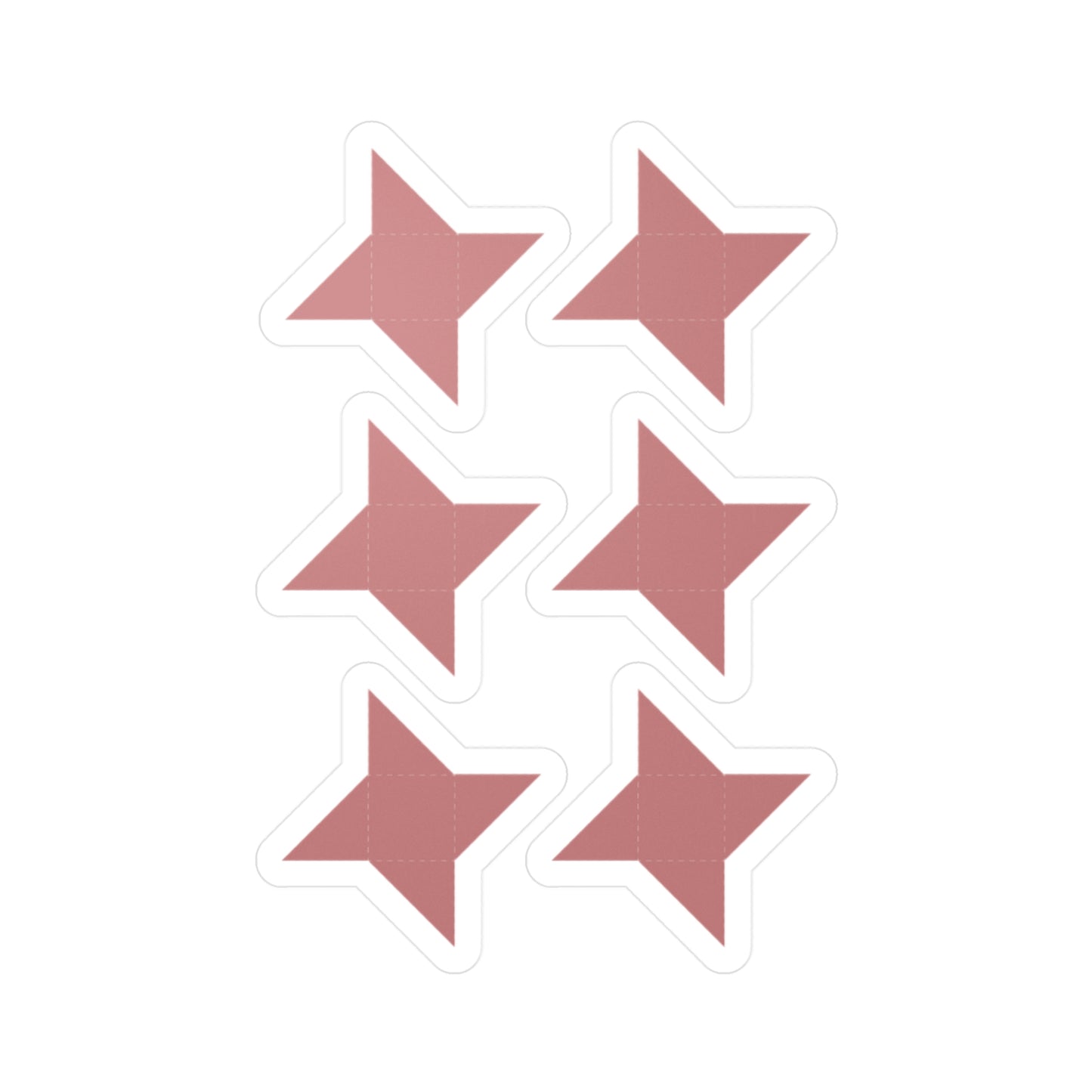 Vinyl Decal - Friendship Star Quilt Block Design