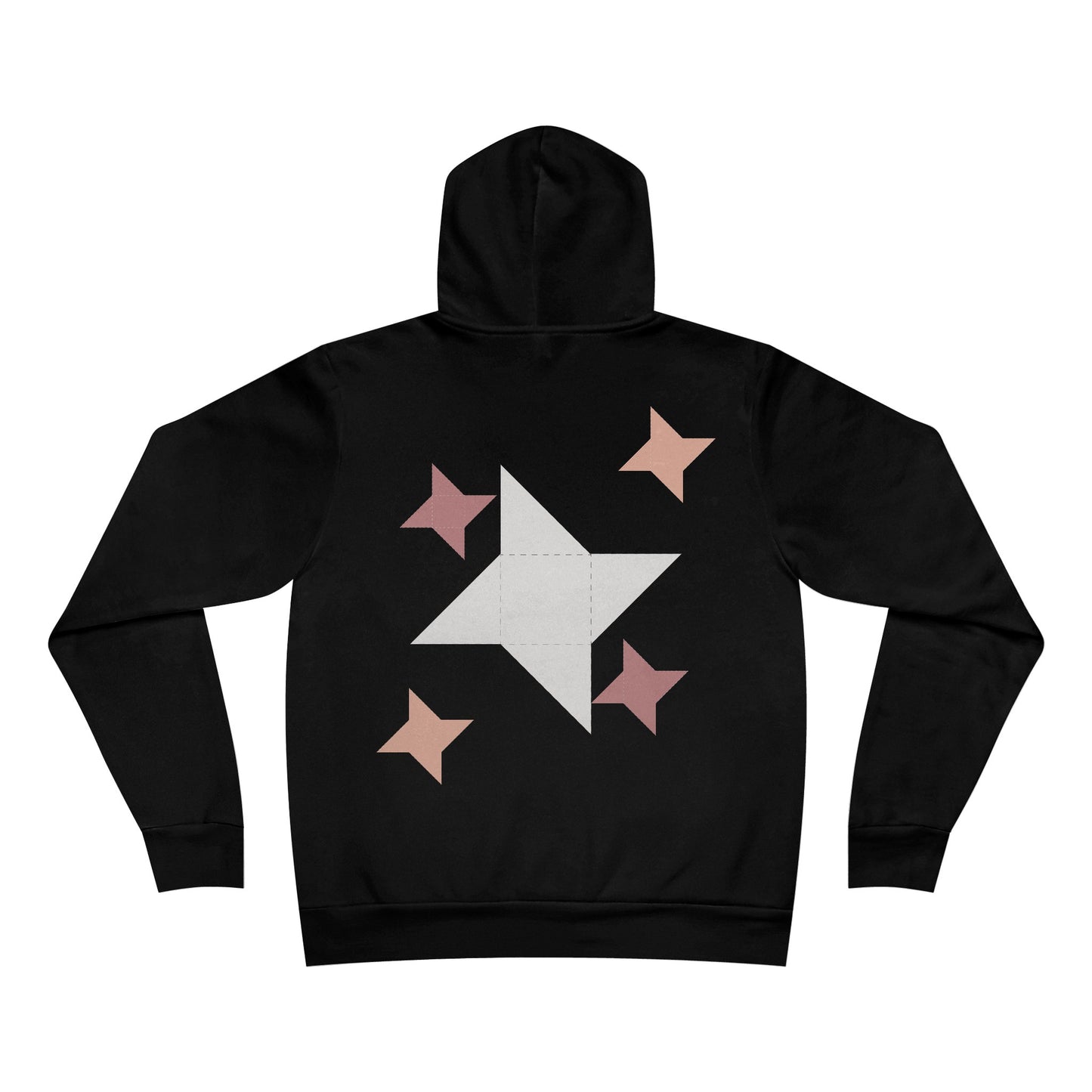 Quilts Fleece Pullover Hoodie