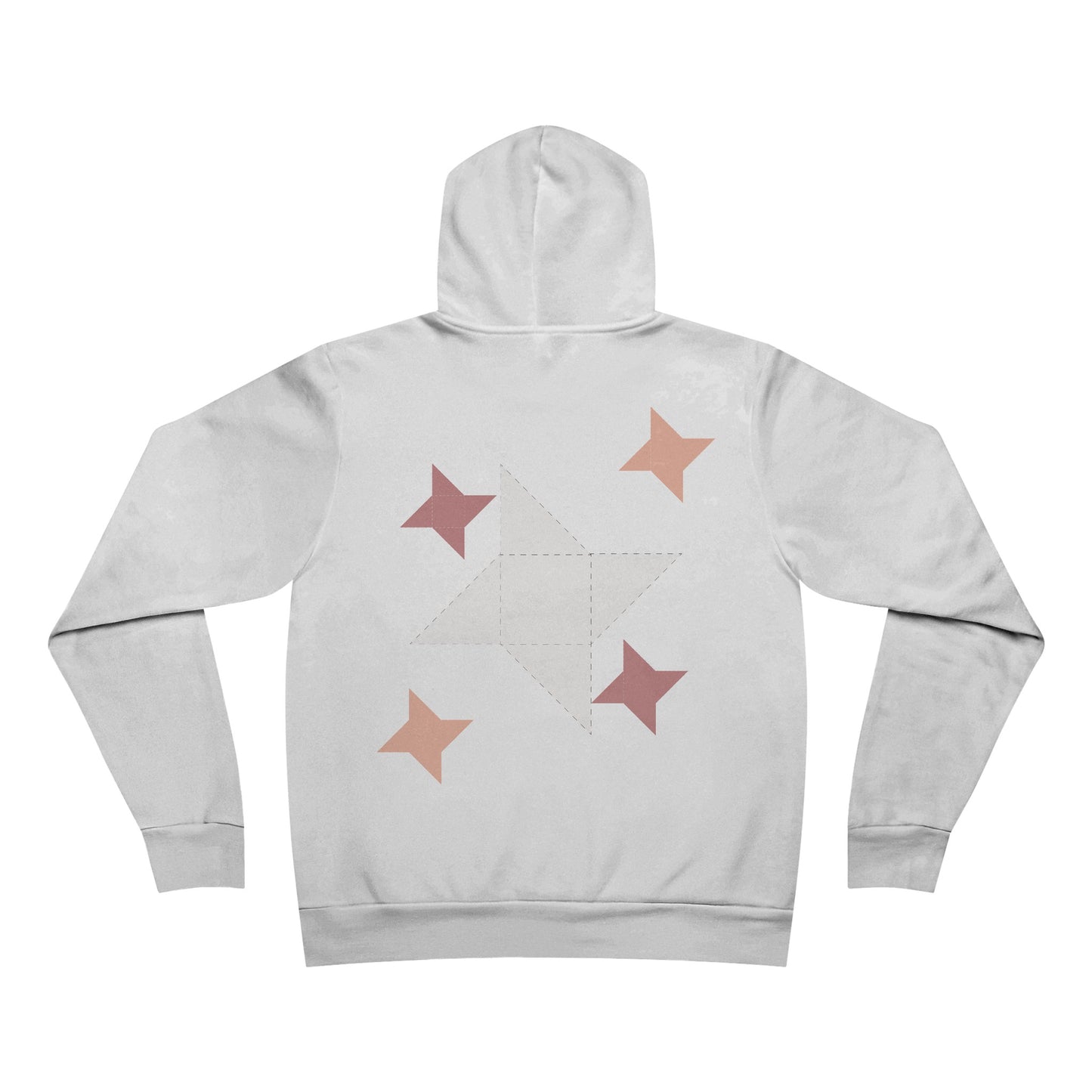 Quilts Fleece Pullover Hoodie