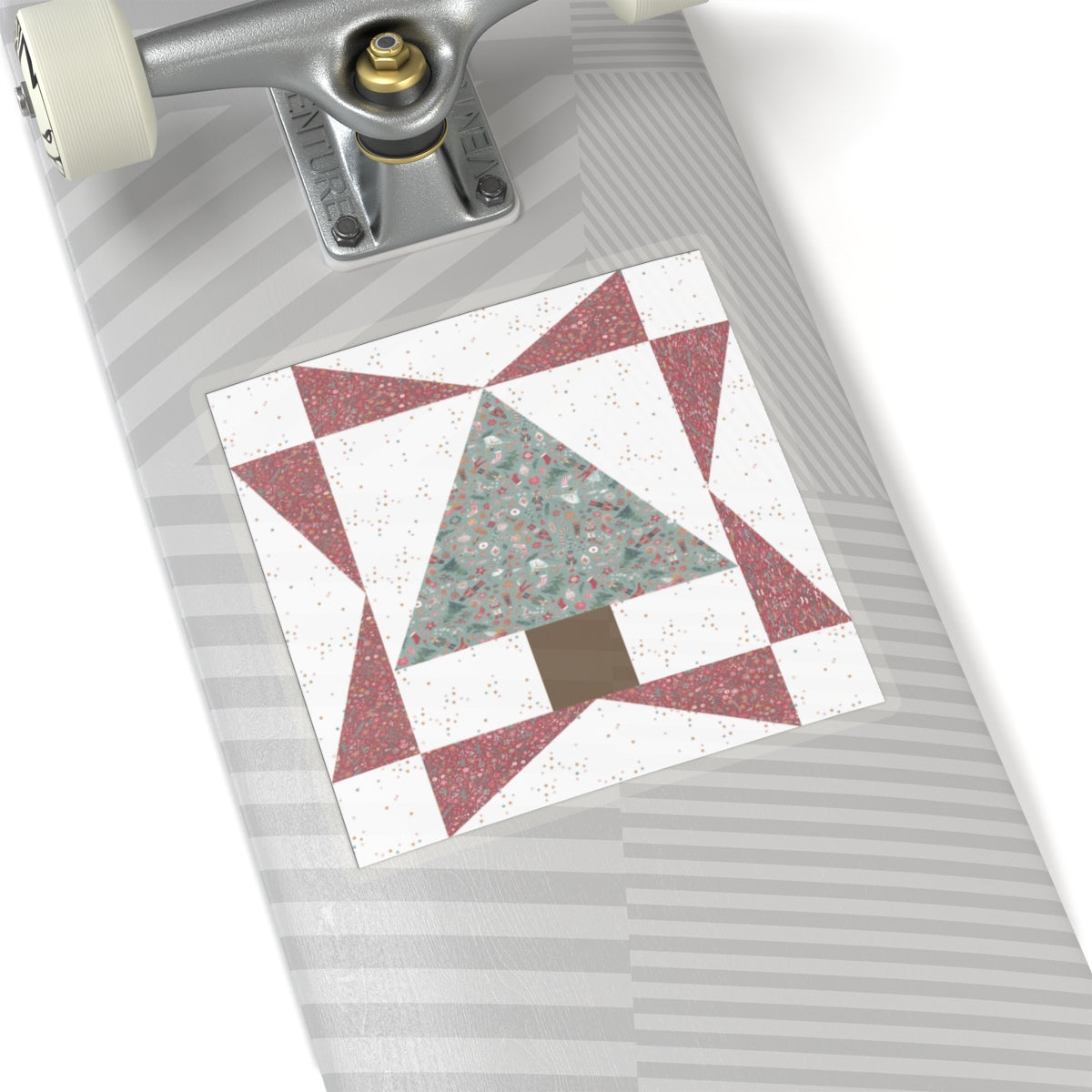 Cali Pines | Quilt Block | Tree Quilt | Red Block