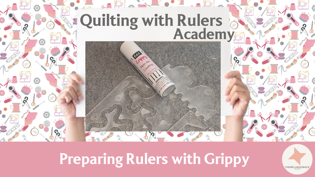 How to Keep Your Quilting Ruler from Slipping While You Quilt