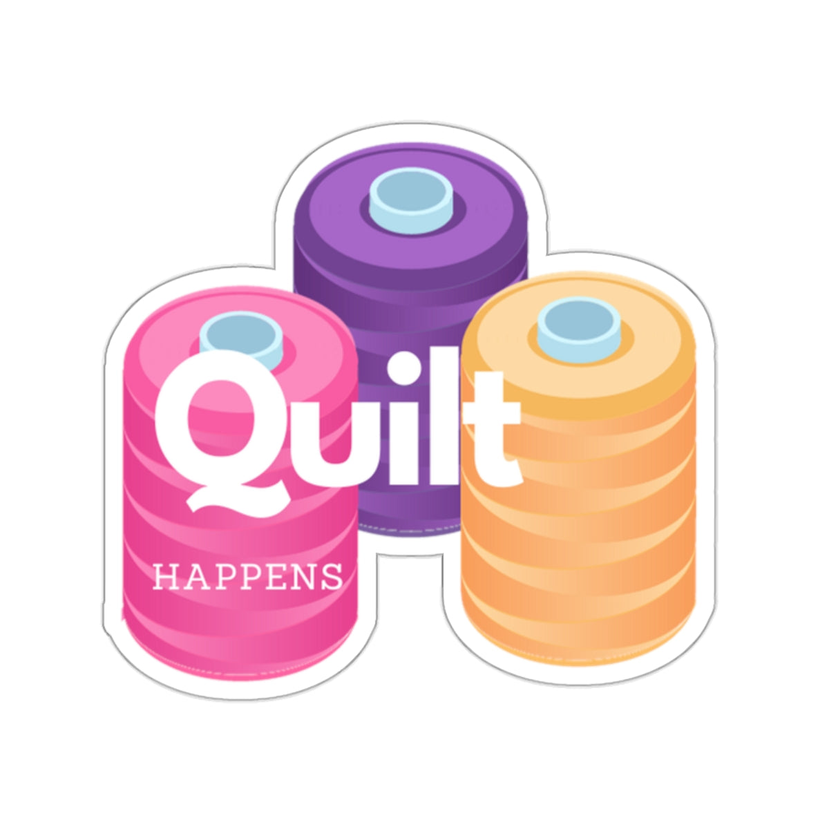 Quilt HappensSticker