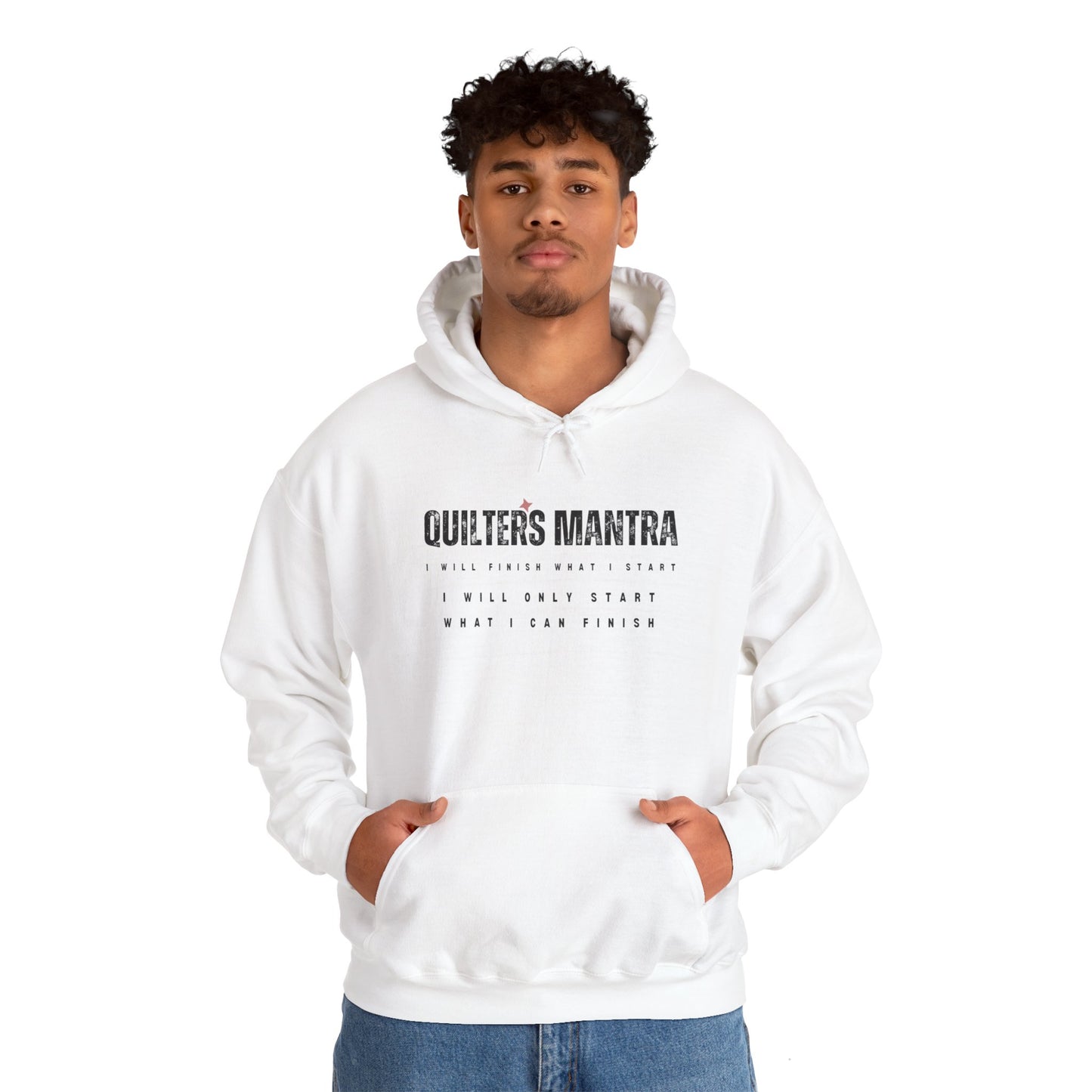 Quilter's Mantra - Unisex Heavy Blend™ Hooded Sweatshirt