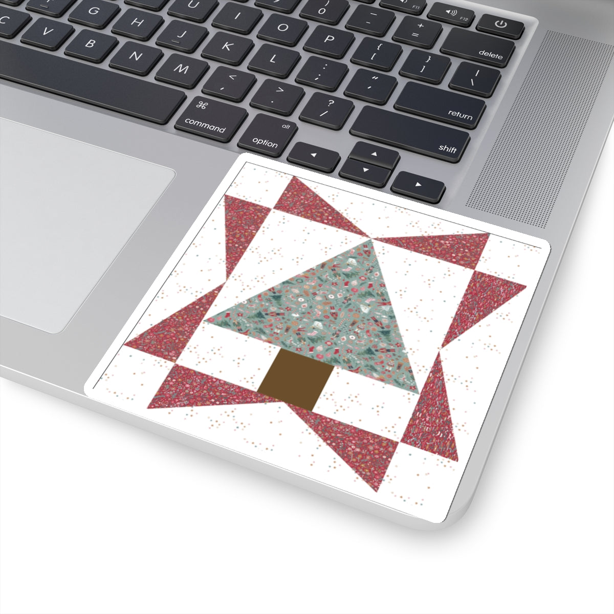 Cali Pines  | Quilt Block | Tree Quilt | Red Block