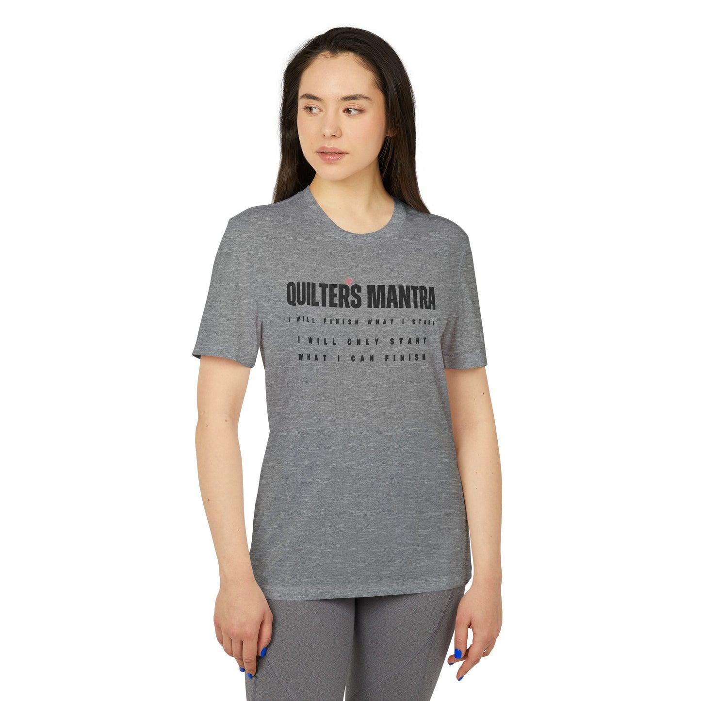 Quilter's Mantre In adidas® Unisex Sport T-shirt!!