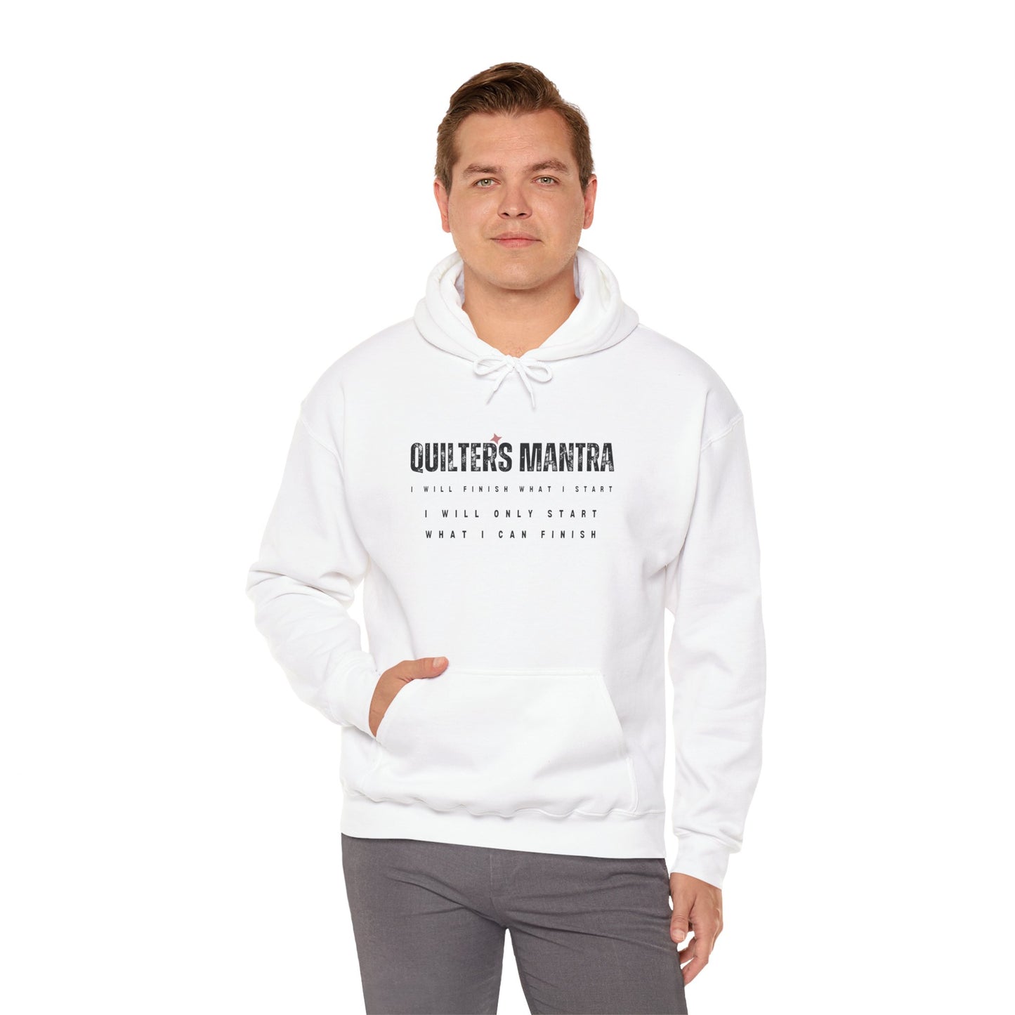 Quilter's Mantra - Unisex Heavy Blend™ Hooded Sweatshirt