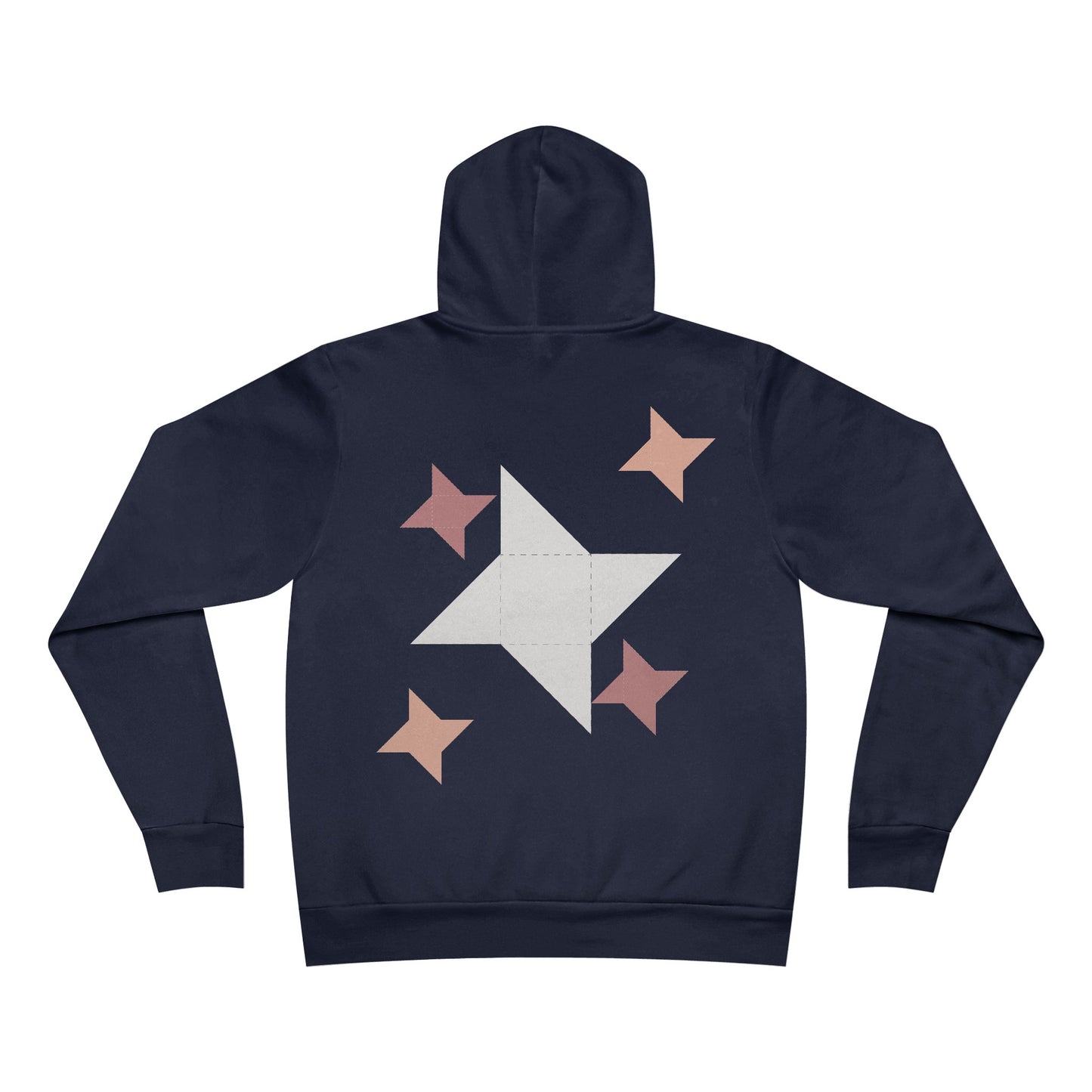 Quilts  Fleece Pullover Hoodie