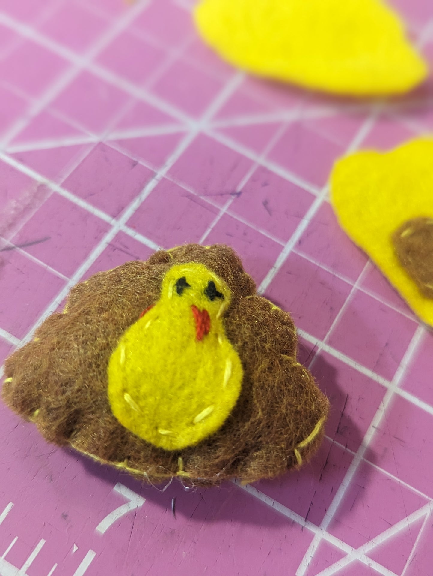 Pocket Turkey Felt Sewing Pattern - Easy Thanksgiving Craft PDF Pattern with Video Tutorial